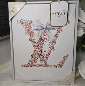Instinct Style By Art Remedy  LV Hand Embellished By An Artist WallBrand new